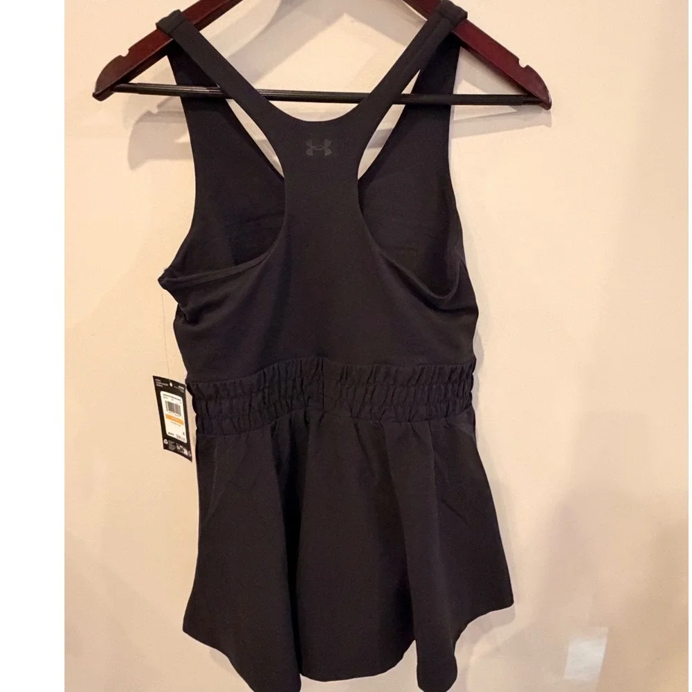 Under Armour Flex Woven Dress Black Womens Small NWT Activewear Tennis